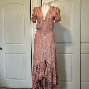 Young Fabulous & Broke Pink High Low Dress
